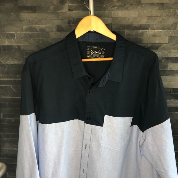 R-Sole tri color block shirt 3XL - Picture 3 of 6